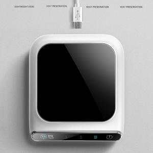 Usb電源水カップウォーマーセラミックガラスコーヒーマグヒーターコースターパッドマット重力センサー、自動電源オフ