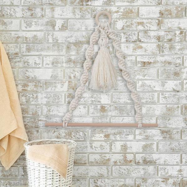 ナプキンホルダー壁掛けコットンロープロープトイレットペーパーホルダーネイチャーカラー