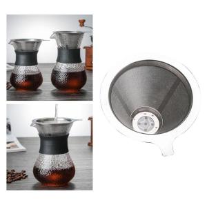 ポータブルポアオーバーコーヒーメーカーハンドブリューイングマニュアルコーヒードリッパーカラフフィルター