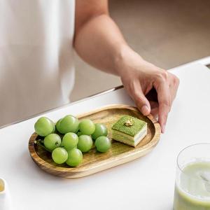 フルーツパンスナックプレート前菜用の楕円形アカ...の詳細画像3