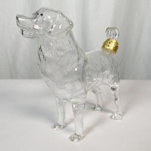 レストランの家の新年のためのウイスキーデキャンター犬動物ギフトワインボトル