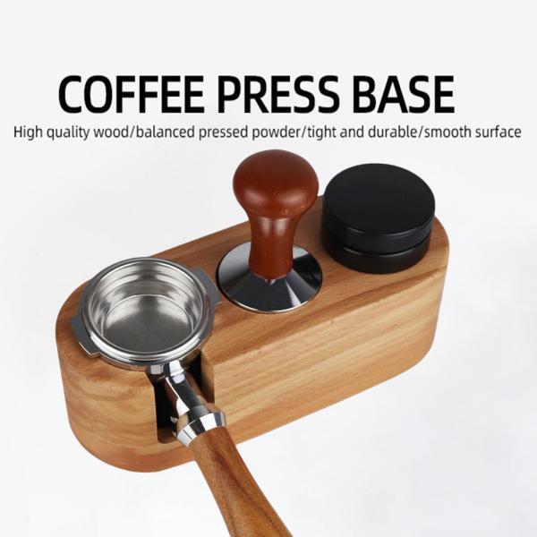 コーヒーメーカーバリスタ51mm用コーヒータンパースタンドマルチホールコーヒーアクセサリー