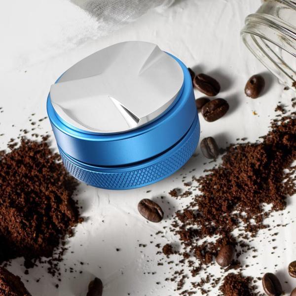 コーヒーバー用エスプレッソディストリビュータータンパーハンドタンパー58mm3角度付きスロープ