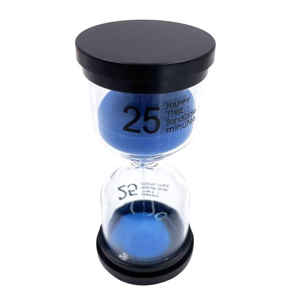 砂時計タイマー砂時計 25 分ガラス砂時計アクセサリーデスクトップ装飾品砂タイマー、