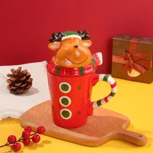 かわいいセラミックマグ クリスマスコーヒーマグ...の詳細画像5