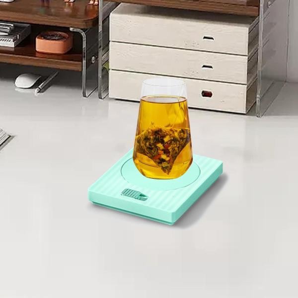 コーヒーウォーマー デスク用 カップウォーマー オフィス キッチン用 グリーン