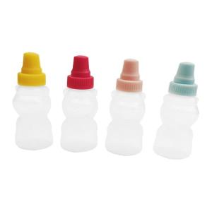 4x 調味料ボトル、空のサラダドレッシング容器...の詳細画像5