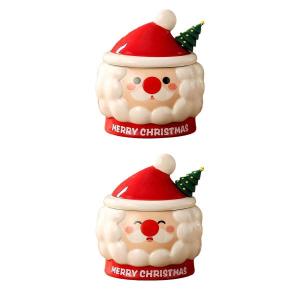 クリスマスコーヒーマグ 漫画セラミックマグ ス...の詳細画像5