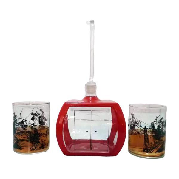 ワインデカンタ ワインセパレーター ドリンクウェア 2カップ (1000ml) ワインセット ガラス...