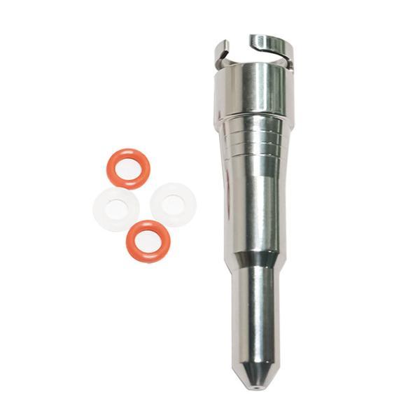 コーヒースチームスパウトノズル、カプチーノノズルミルクフォームノズル、シリコンリング内蔵、コーヒーマ...