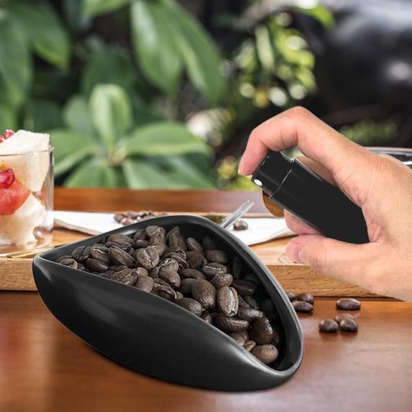 コーヒー豆計量カップ ソース皿プレート 計量トレイ コーヒーショップ ホテル用 2個セット