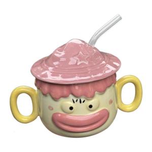 漫画セラミックマグカップ ノベルティコーヒーカッ...の商品画像
