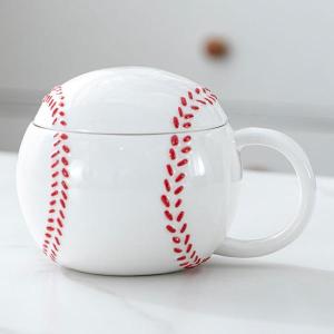 セラミックコーヒーマグ ジュースカップ ドリンクマグ サッカーマグ 寮 キッチン オフィス 野球用
