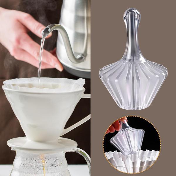 コーヒーフィルター形状保持器 コーヒーフィルターカップ レストラン キャンプ 旅行用 クリア