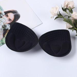 水着スポーツ用に取り外し可能な女性用ブラパッドインサートブラックスプリット