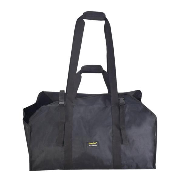 耐久性のある薪バッグ収納屋内キャンプバーベキューログキャリアトートハンドバッグ