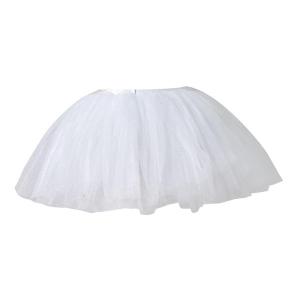 レイヤード 女性 チュール チュチュ スカート用品 パフォーマンス コンサート ビーチ ステージ ホワイト