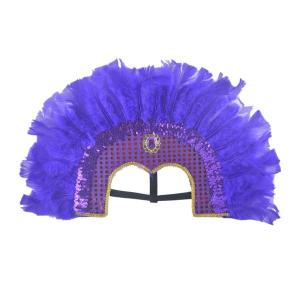 サンバ カーニバル ヘッド ドレス ヘアアクセサリー 羽根 ダンス