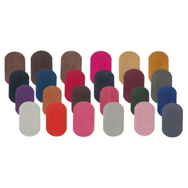 24x 肘パッチ アイロン接着パッチ スエード生地修理パッチ 肘膝パッチ 装飾、セーター、衣類の修理...