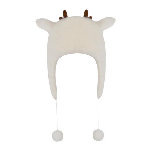 クリスマス帽子 可愛いコスプレキャップ ハロウィンパーティーの記念品 ステージパフォーマンス用 ホワ...