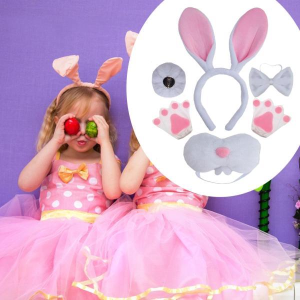 イースターバニーウサギのコスチュームセット新年のためのコスプレファンシードレスアップフェスティバルホ...