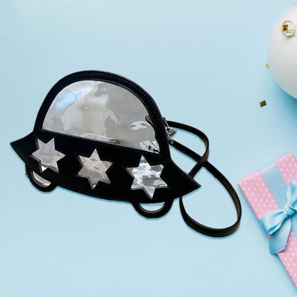 クリエイティブクロスボディバッグショッピングワークパーティーブラックのための面白いポータブル肩の財布