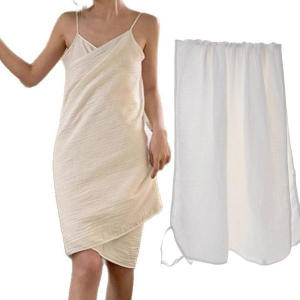 女性用バスタオル 速乾 サスペンダー バスローブ 自宅用 誕生日用 XL