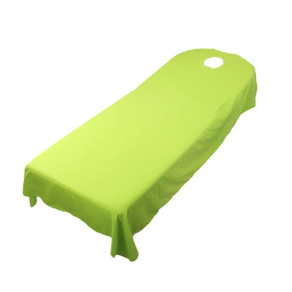 美容院のシーツのソファのテーブルカバーの表面の呼吸穴の多機能の緑