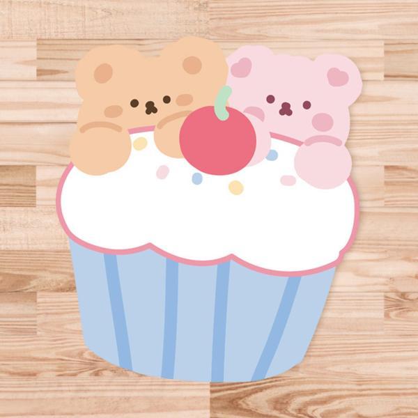 漫画エリアラグマット玄関マットソフトラバーバックガールズルームプレイルーム2クマ