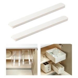 2 個ビン引き出しレール DIY 引き出しオー...の詳細画像1