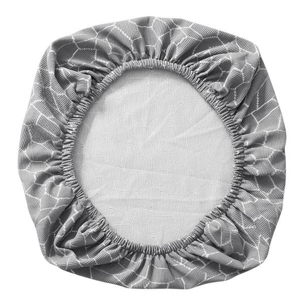 弾性ノンスリップリムーバブルコンピュータチェアカバー防塵犬猫ペット用ライトグレー