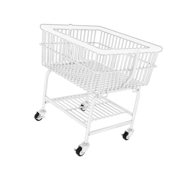 ローリングランドリーカート便利なモビリティ多目的服ハンガートロリーホワイト
