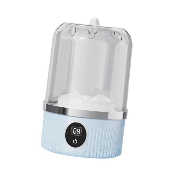 コンパクト洗濯機 小型 衣類洗濯 ポータブル キャンプ RV 旅行用 ブルー