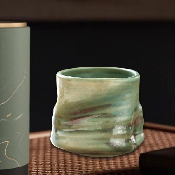 陶器コーヒーカップ 200ml ヴィンテージ アフタヌーンティーマグ 新築祝いギフト ティーカップ ...