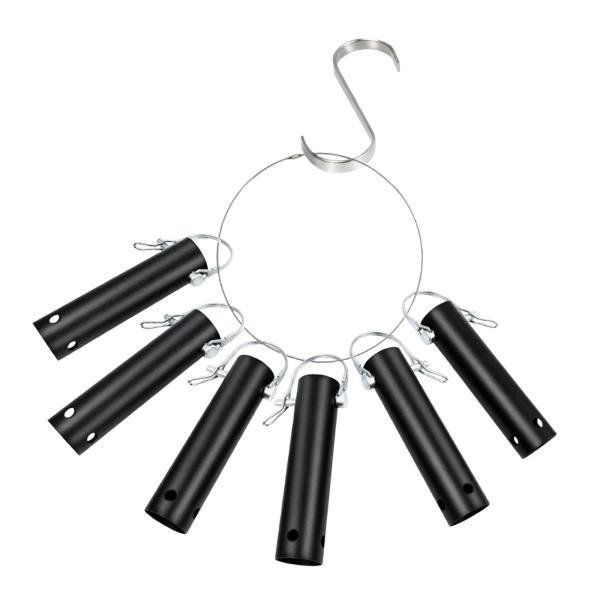 プールツールホルダーとオーガナイザー、レーキ、ネット、バキュームヘッド用S字フック 6個