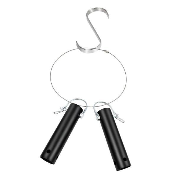 プールツールホルダーとオーガナイザー、レーキ、ネット、バキュームヘッド用S字フック2個