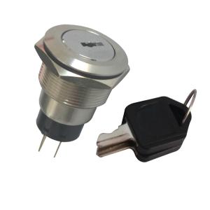 キーロックスイッチ キースイッチ 鍵付きスイッチ 鍵2つ付き : LED