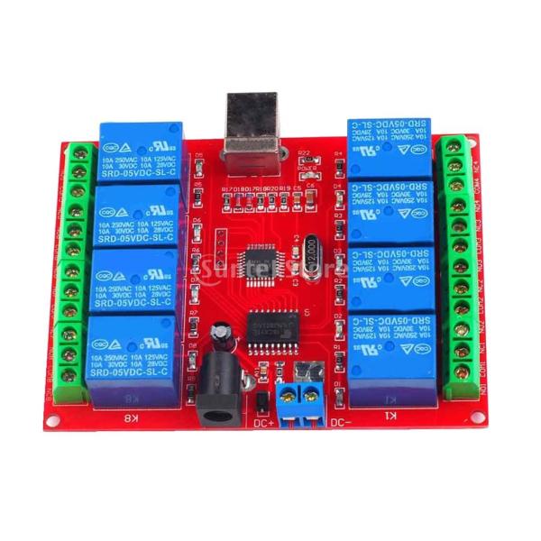 8チャンネル Uリレーモジュール プログラマブル コンピュータ U制御リレーモジュール スイッチング
