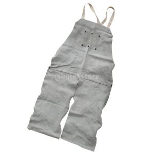 溶接エプロン 防護服 断熱 耐火性 牛革 防炎 やけど対策