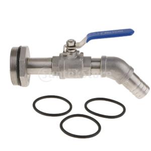 ドラム缶バルブ シールリング付き ステンレス鋼 オイルバレル