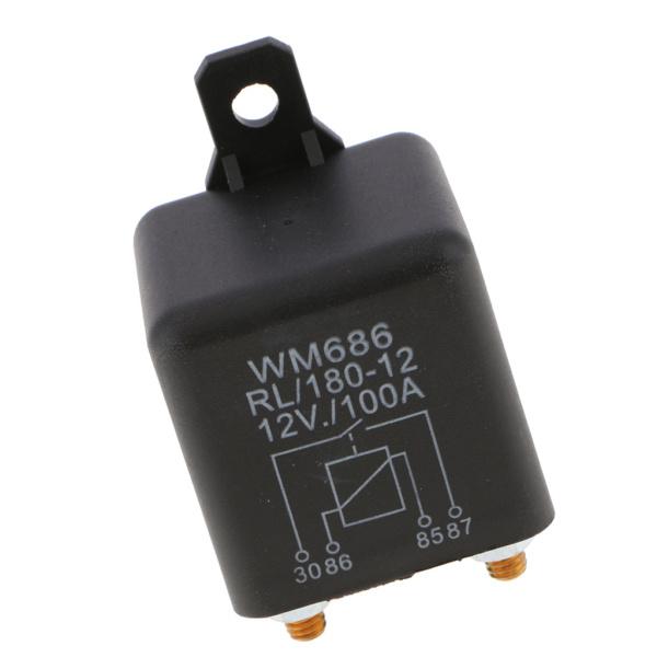 自動高電流とハイパワー4ピンスターターリレースイッチ回路制御12 v 100 a
