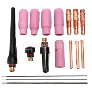 F Fityle WP17 18 26 TIG溶接トーチ ガスレンズコレットボディノズルキット