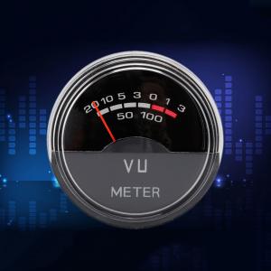 AC / DCアナログパネルVUメーターポインターパワーアンプパネルオーディオレベルメーターバックライト付きデジタルボリュームメータードライ