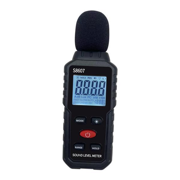 デシベルメーターデジタルサウンドレベルメータープロフェッショナル騒音計高精度30dB〜130dB測定...