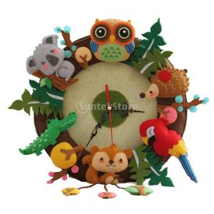 初心者セット フェルト 不織布 壁時計作り クラフト