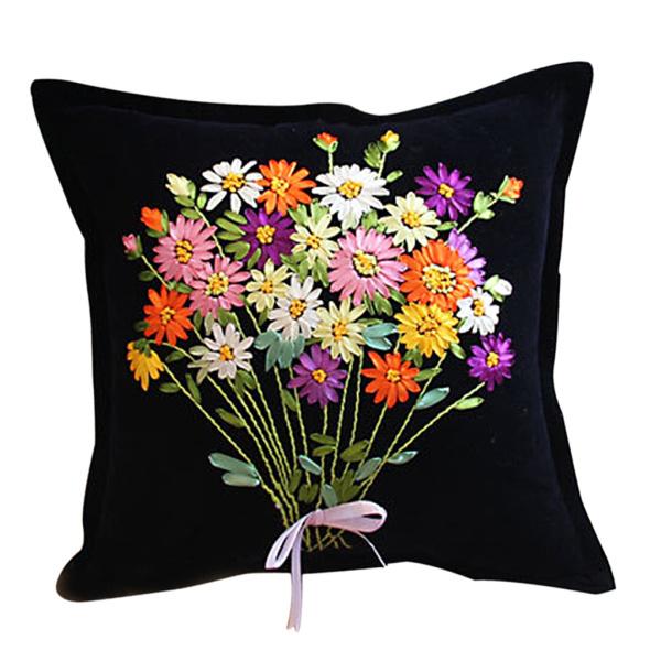 リボン刺繍キットフラワー1