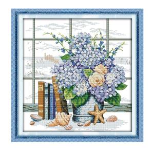 刻印＆カウントクロスステッチキット刺繍工芸品14CT布