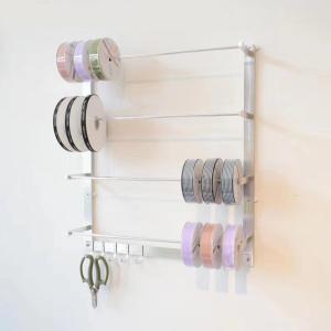 鋼糸ホルダー縫製や刺繍糸のためのラックとリボンオーガナイザー糸ワイヤーラック縫製ハングフック｜stk-shop