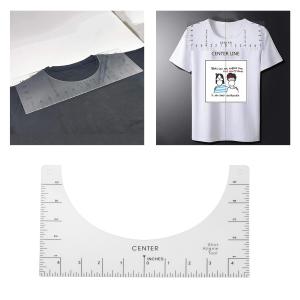耐久性のあるTシャツ定規ガイド??生地切断用の位置合わせツール10x6インチを縫う｜stk-shop