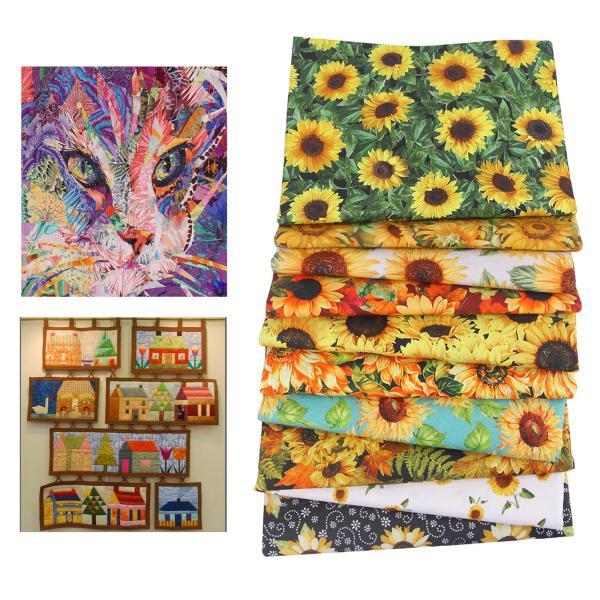 秋のファブリッククラフトバンドルスクエアパッチワークソーイングキルティングファブリックスクエアサンク...